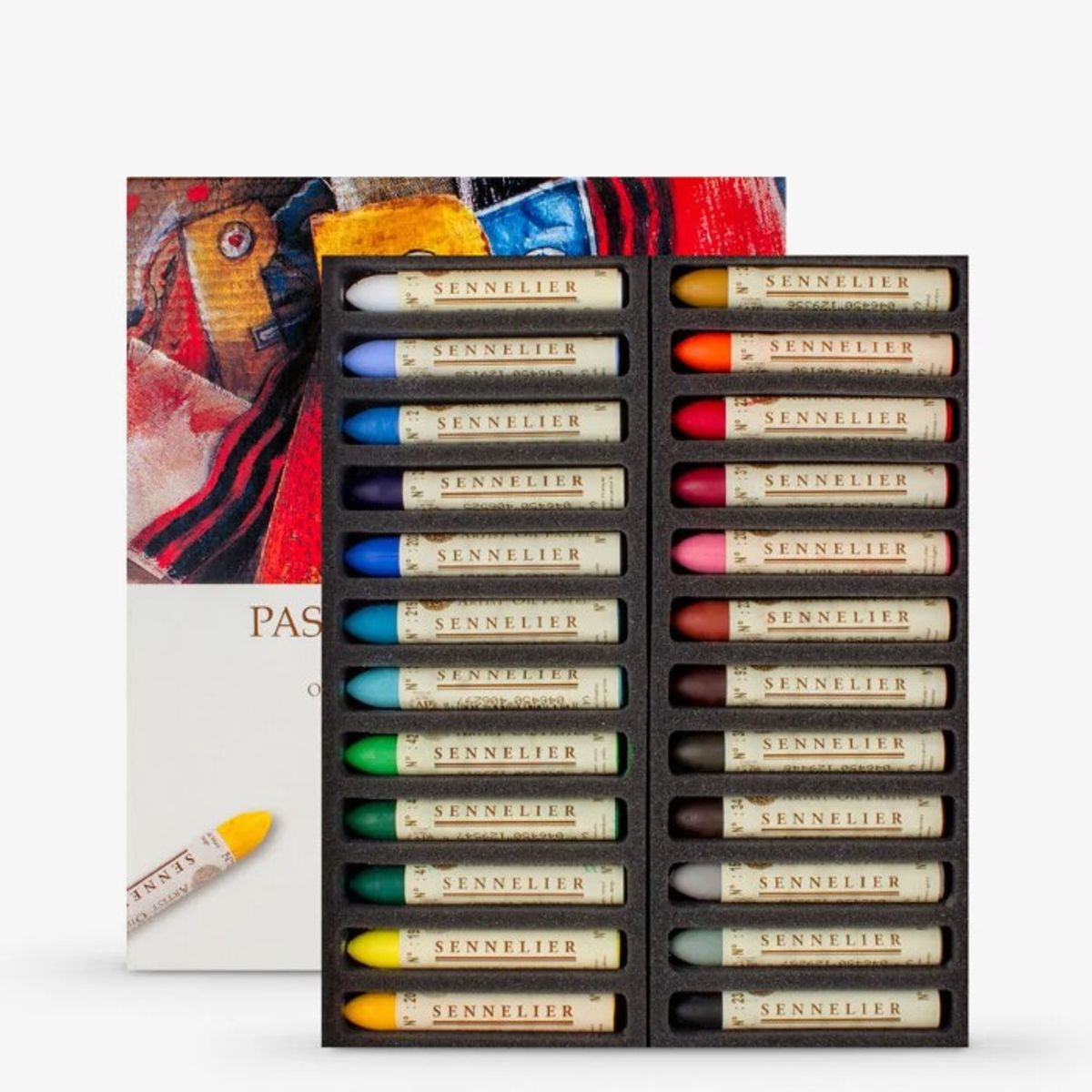 Sennelier Artist Oil Pastels. Set Med 24stk.