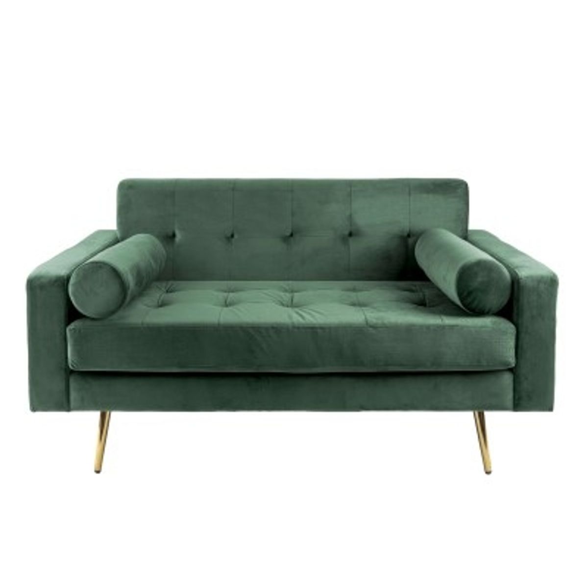 Sofa Embrace velvet dark green