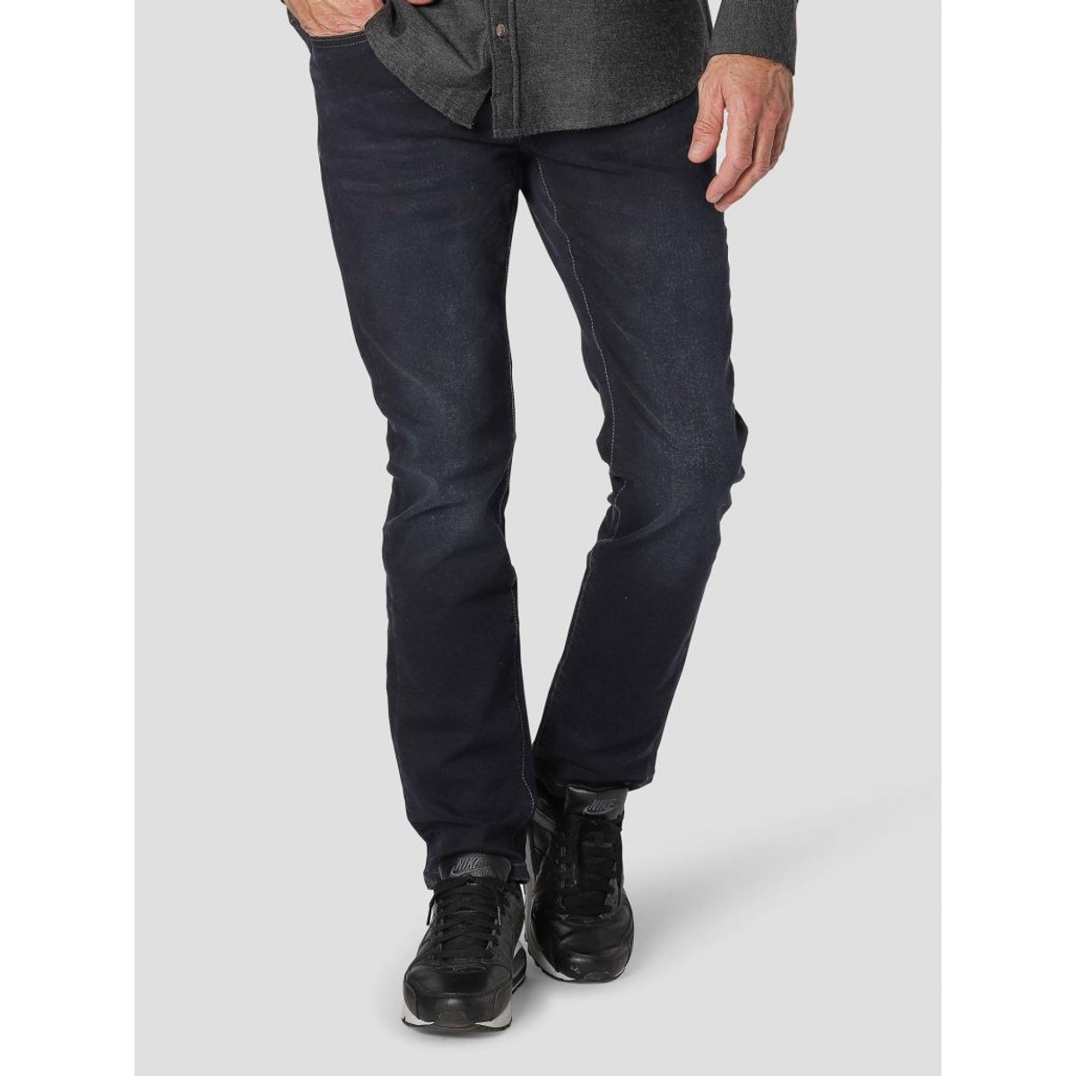 Pre End - Robbie 2070 stretch jeans i mørkegrå - Herre - 33/32 - (Regular fit)