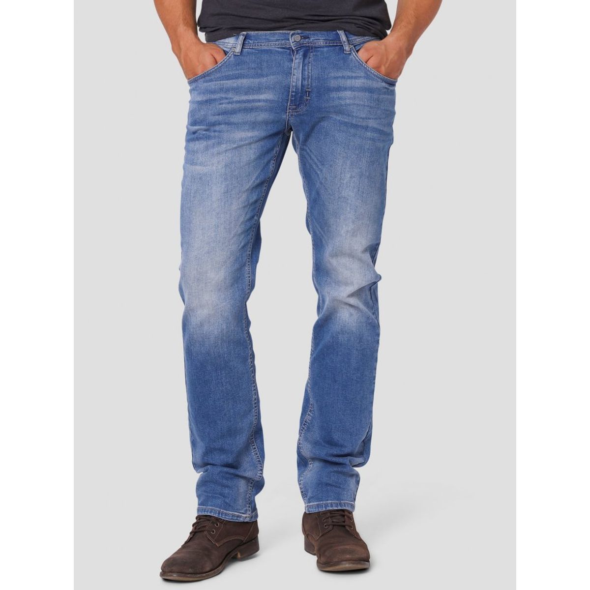 Marcus - Felix 2089 super stretch jeans - lyseblå - Herre - 38/34 - (Regular fit)