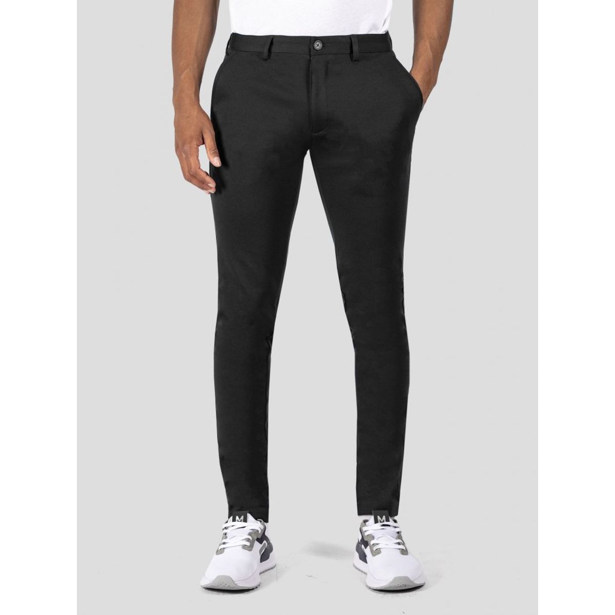 Performance pants i sort - Herre - 36/34 - Stretch bukser