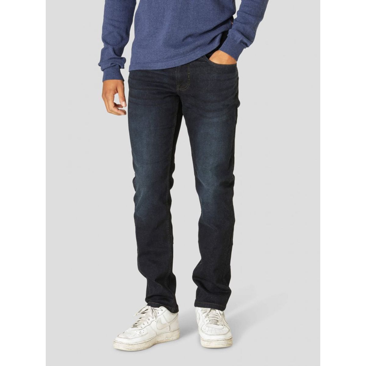 Marcus - Felix 2162 super stretch jeans - helt mørk blå - Herre - 36/34 - (Regular fit)