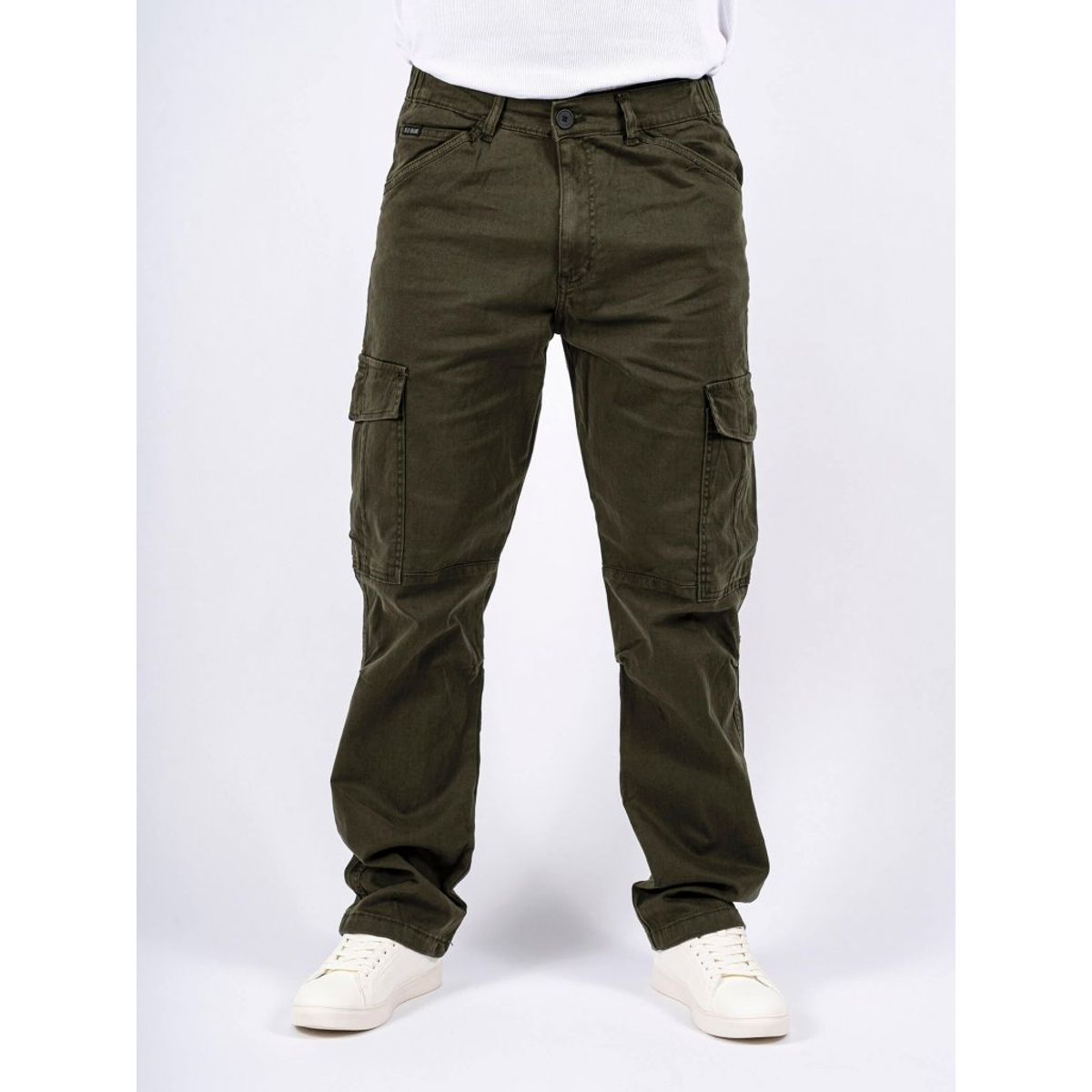 Marcus - Jeremy Cargo med stretch i army - Herre - XL