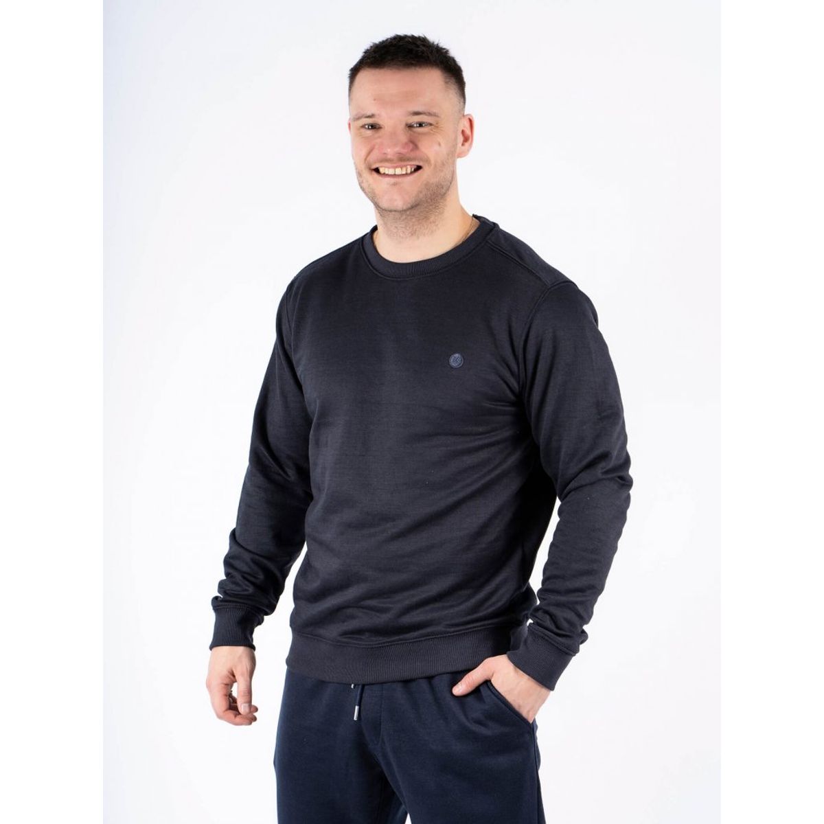 Marcus - Colin O sweat i navy - Herre - XL