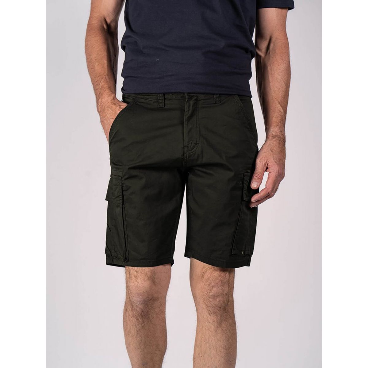 Pre End - Lanton cargo shorts i army grøn - Herre - 36