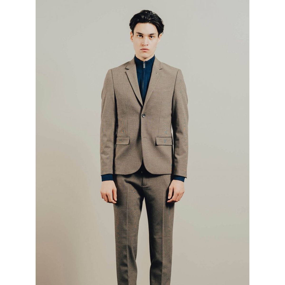 Gnious - Haggs Blazer i sand - Herre - 52