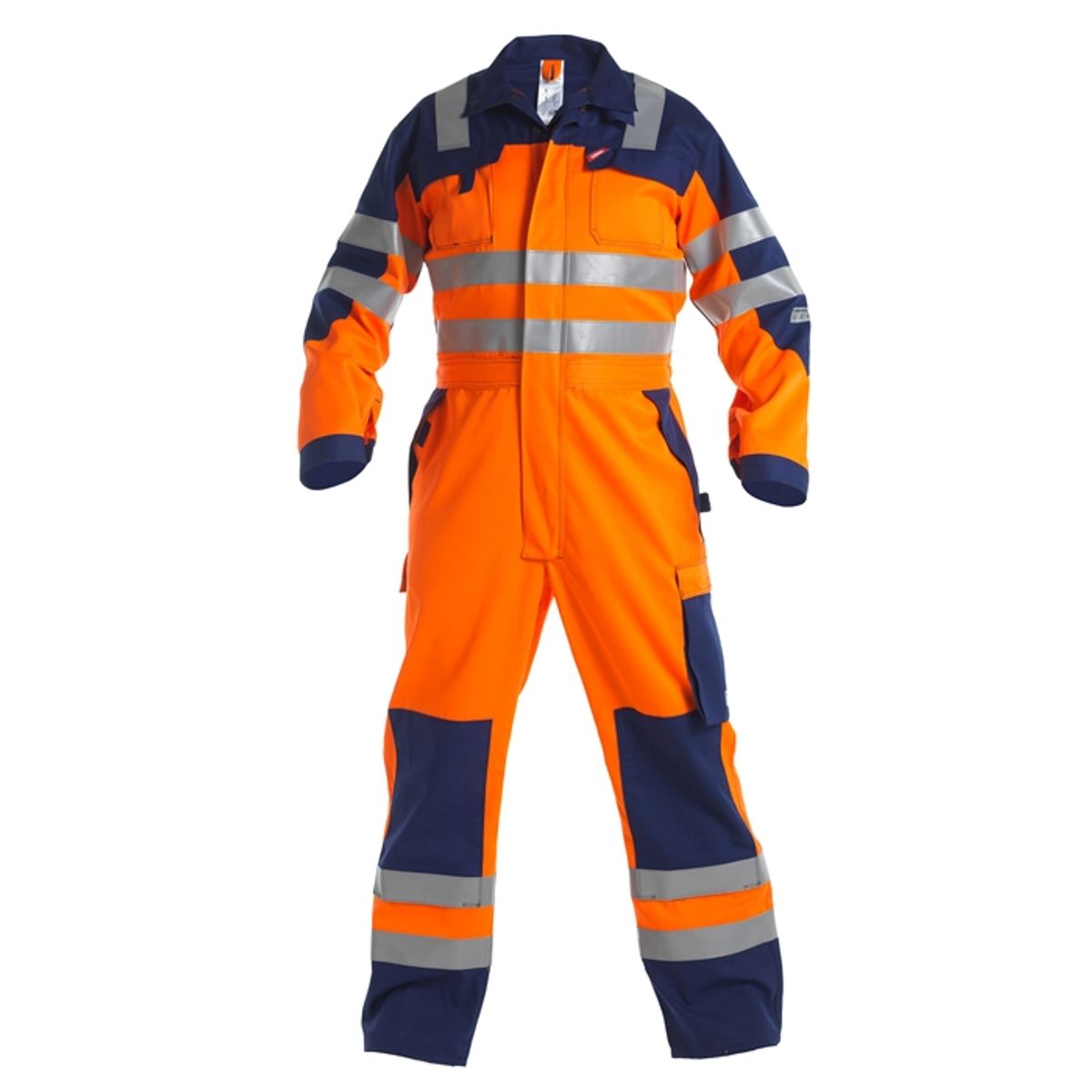 Fe-engel Safety+ Kedeldragt En 20471 - Orange/marine-m