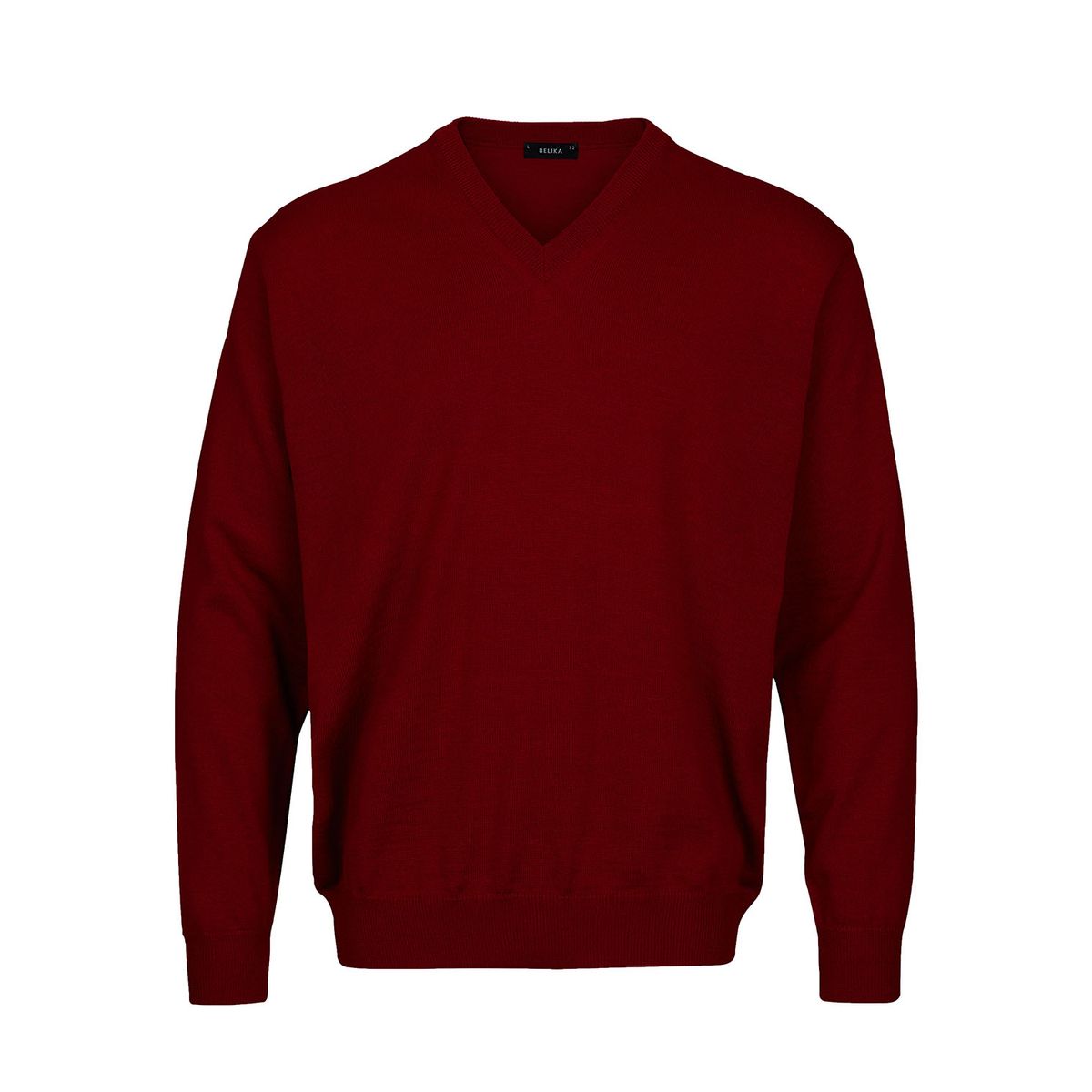 Belika Pullover - V-hals - Burgundy-small