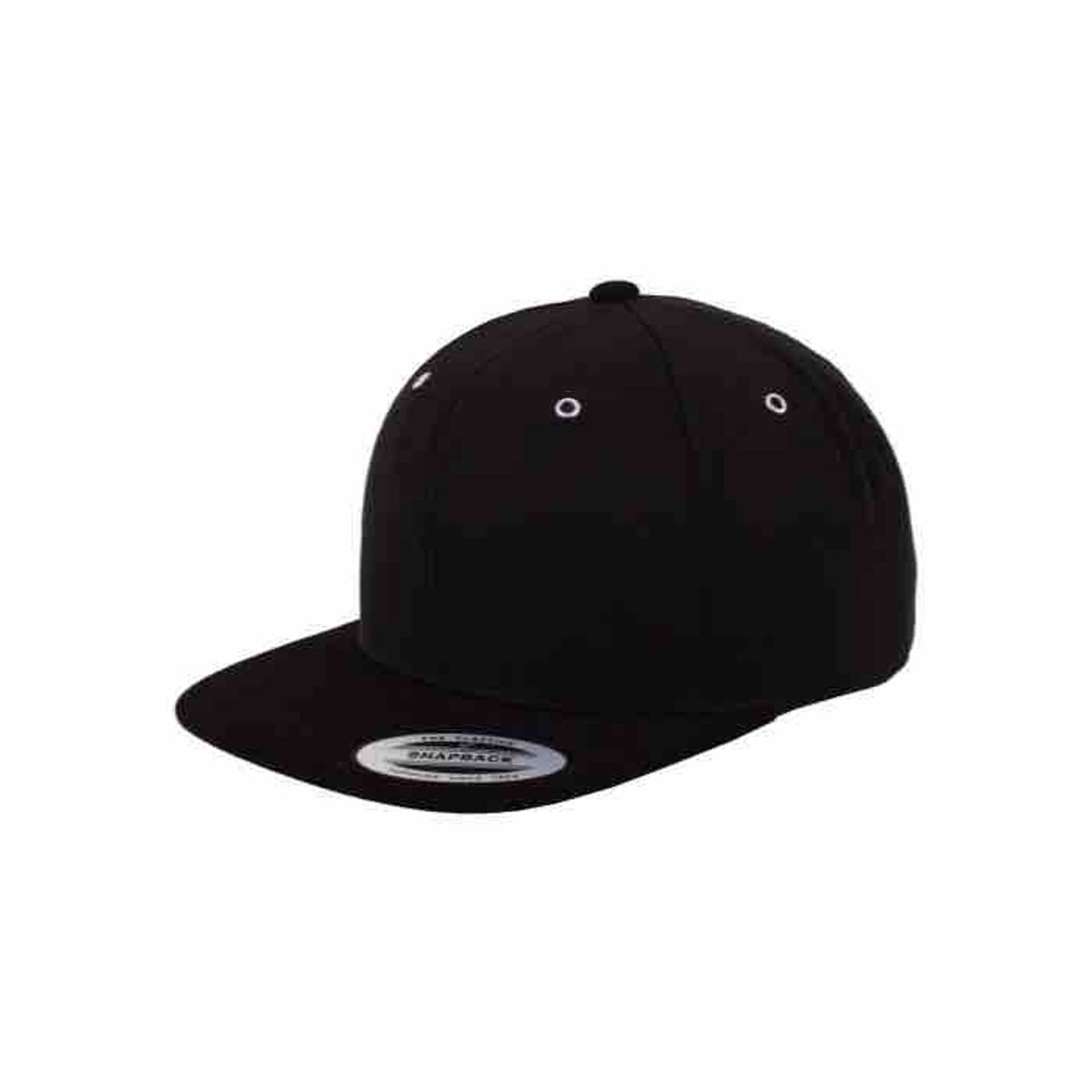 Flexfit Snapback Black Black Suede