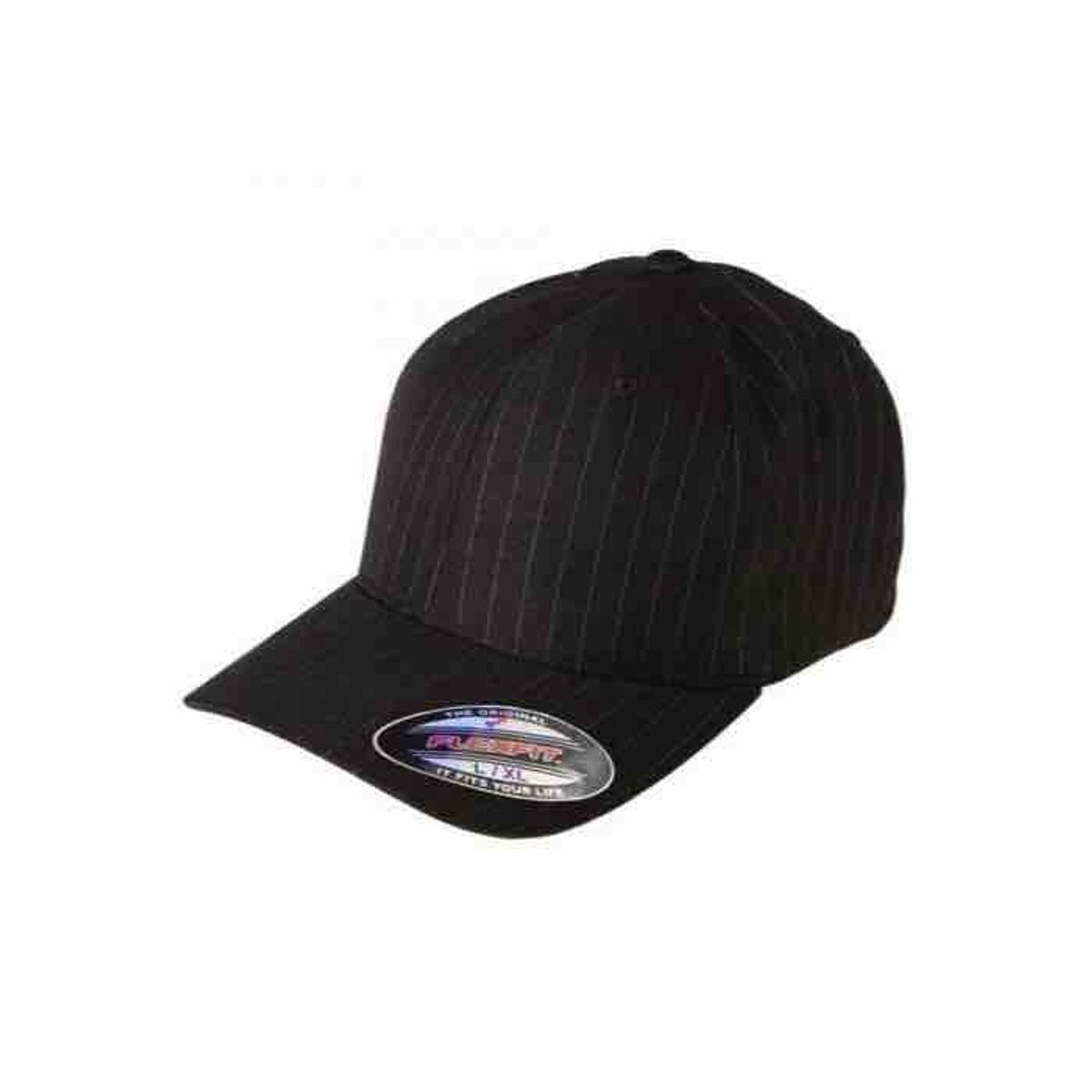 Flexfit Cap Black Pinstripe_Small/medium