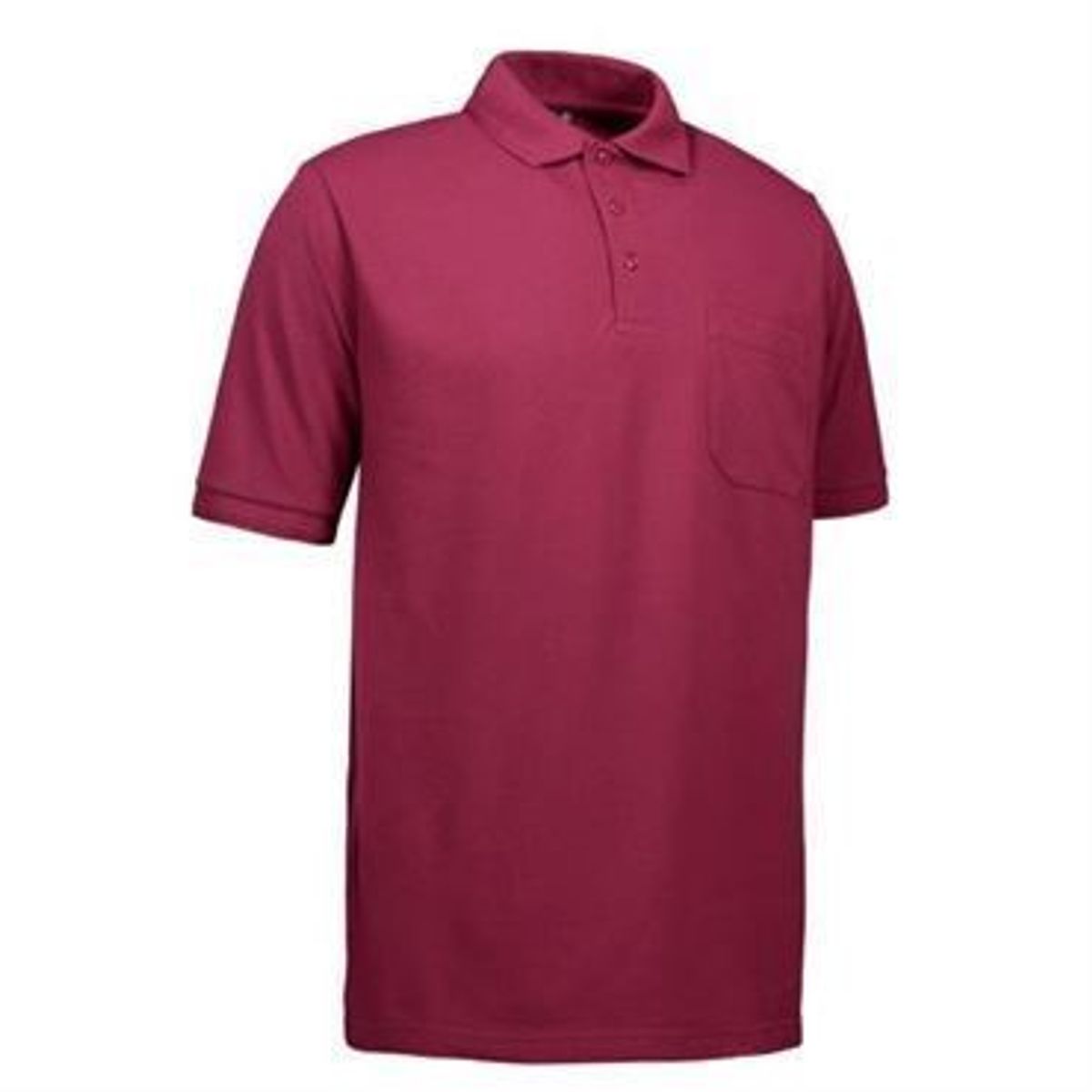 Id Pro Wear Polo Med Brystlomme 0320 Bordeaux-6xl