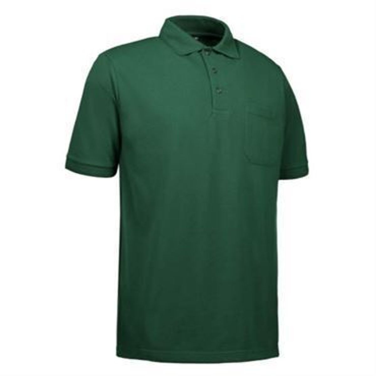 Id Pro Wear Polo Med Brystlomme 0320 Flaskegrøn-4xl