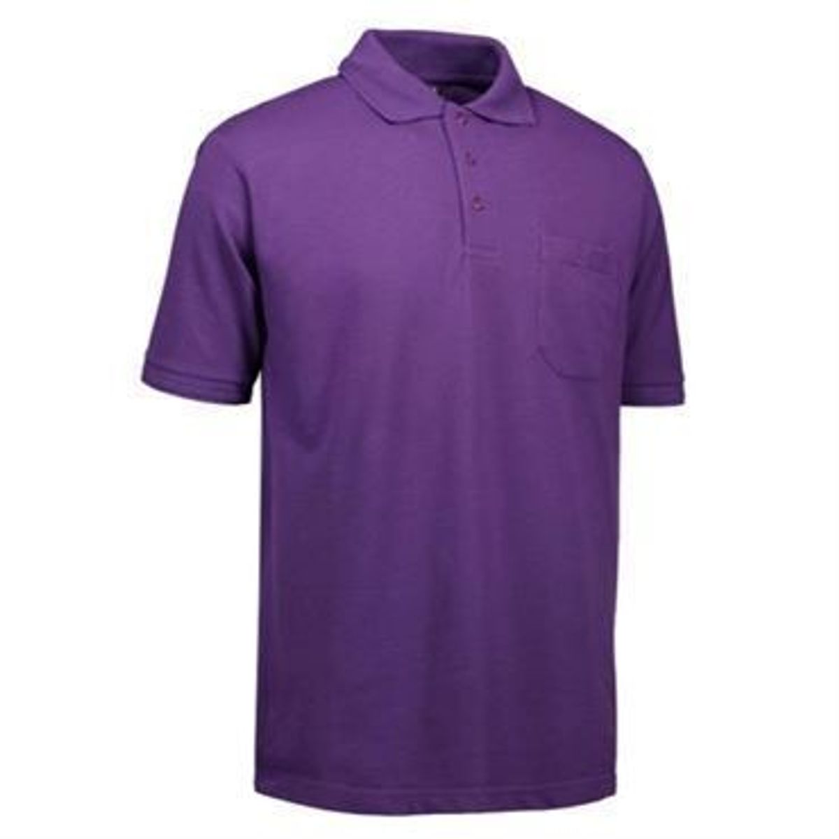 Id Pro Wear Polo Med Brystlomme 0320 Lilla-5xl