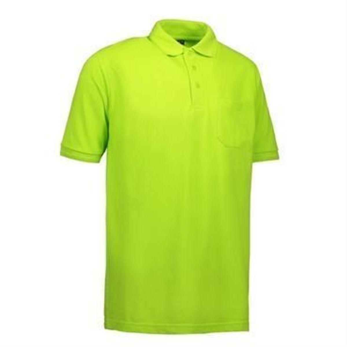 Id Pro Wear Polo Med Brystlomme 0320 Lime-xl