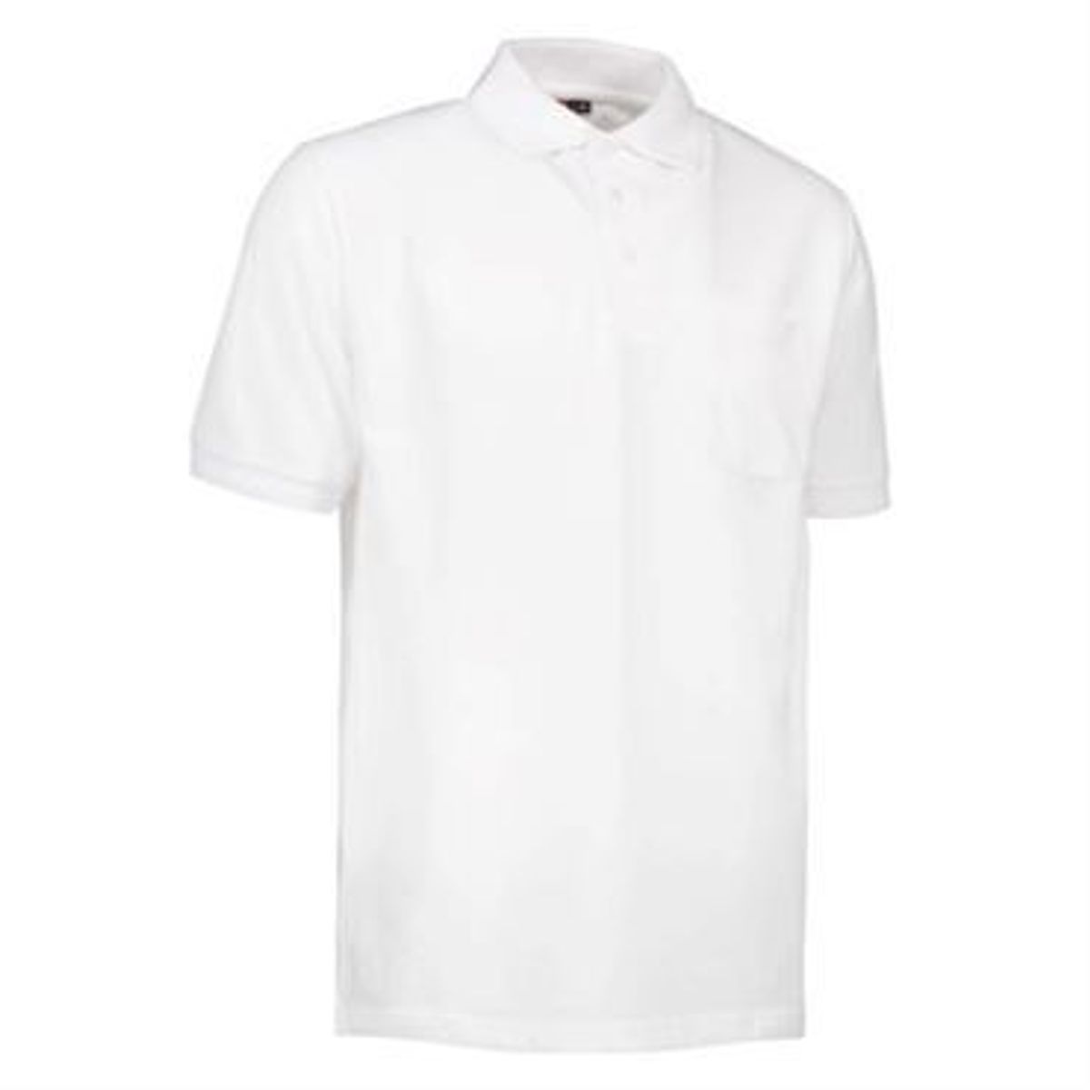 Id Pro Wear Polo Med Brystlomme 0320 Hvid