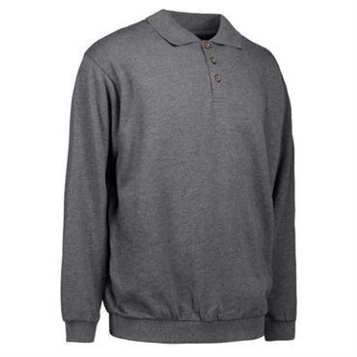 Id Polosweatshirt 0601 Grafit Melange-xl