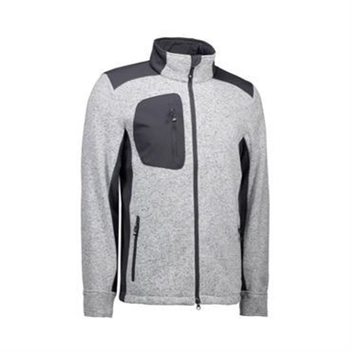 Id Fleece Jakke 0850 Grafit Melange