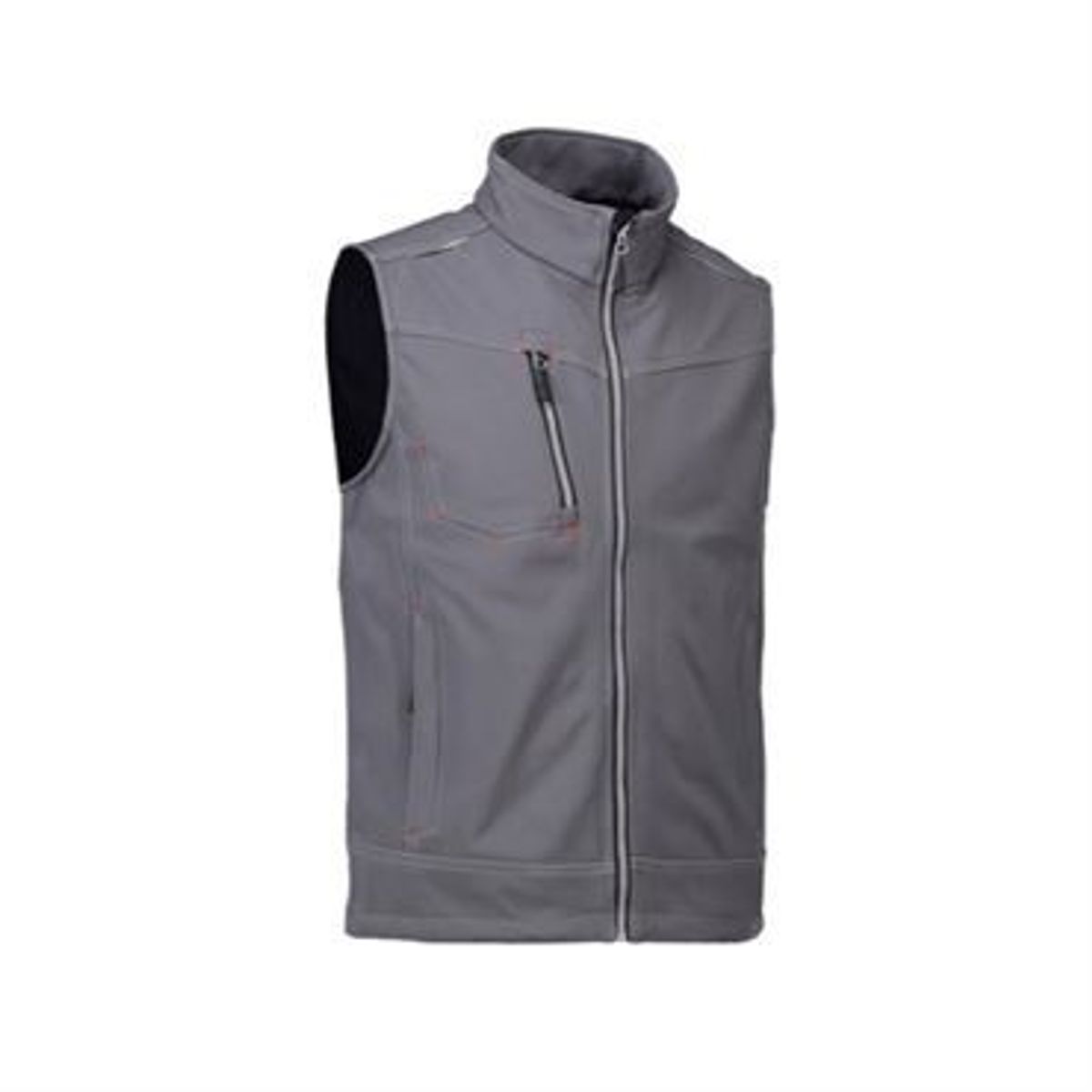 Id Softshell Vest 0834 Silver Grey-medium