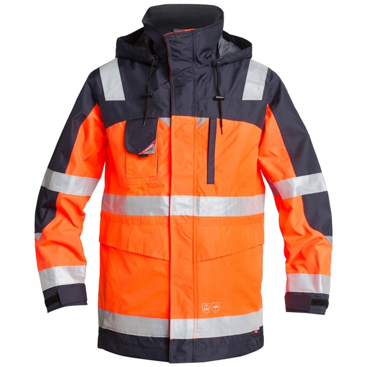 Fe-engel En 20471 Parka Skaljakke - Orange/marine-3xl