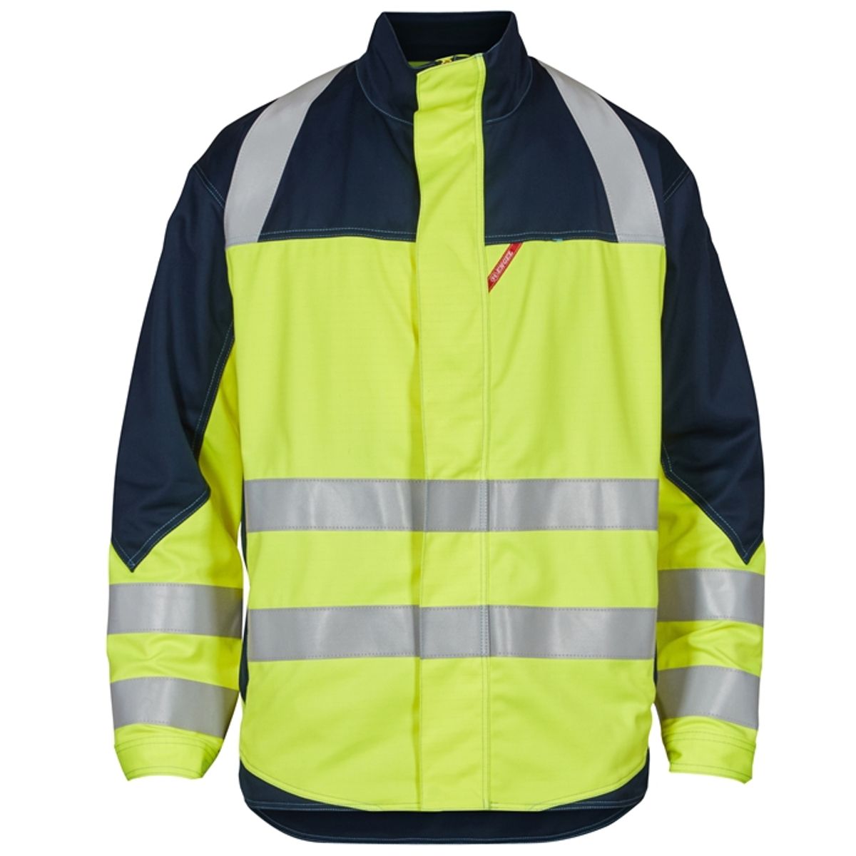 Fe-engel Safety+ Jakke En 20471 - Gul/marine-4xl