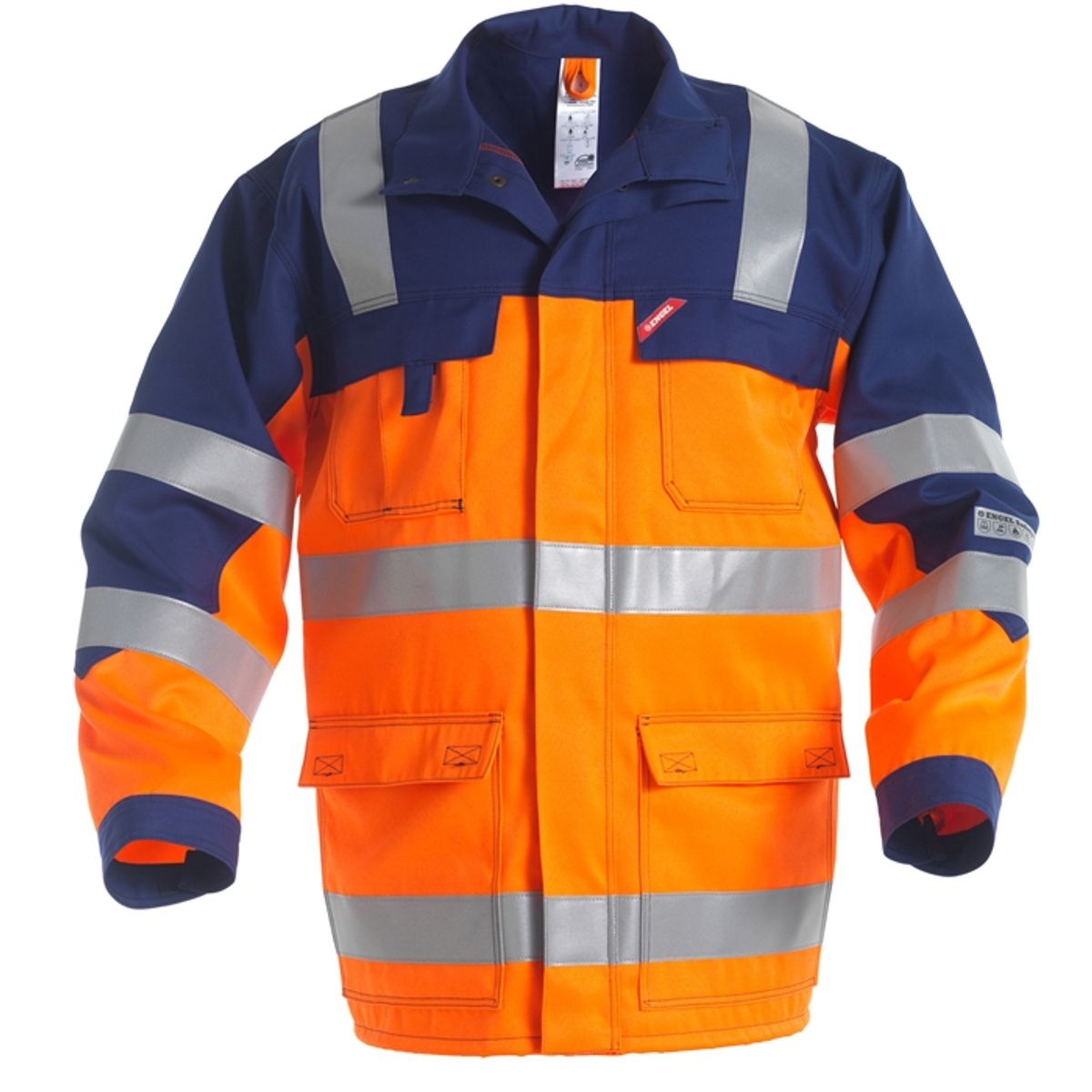 Fe-engel Safety+ Jakke En 20471 - Orange/marine-2xl