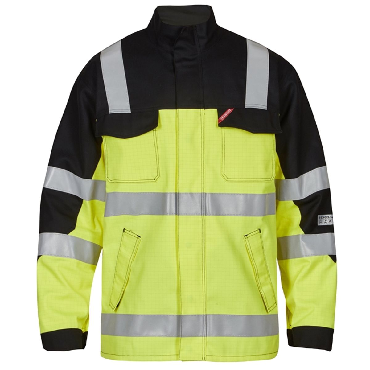 Fe-engel Safety+ Lysbuejakke En 20471 - Gul/sort-2xl