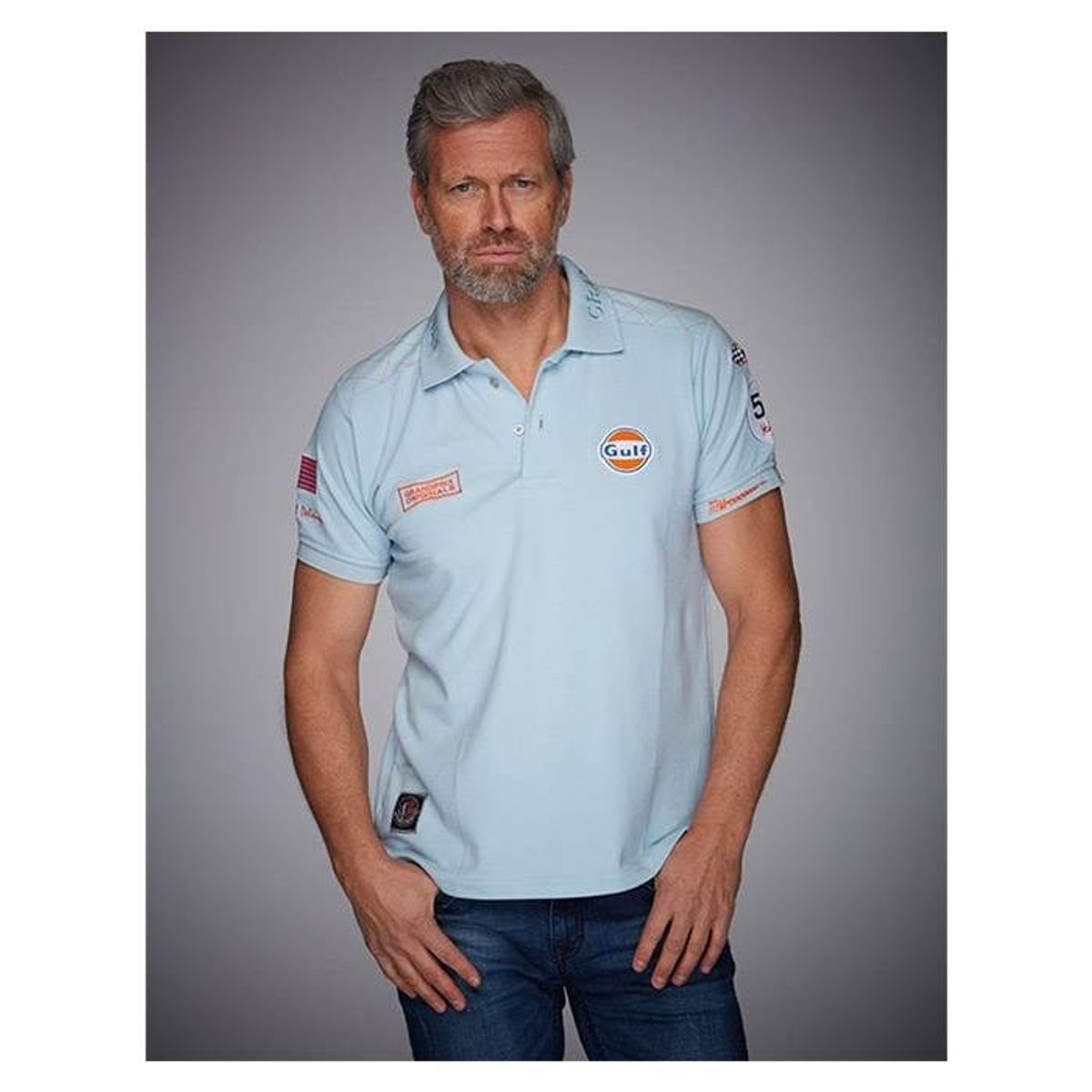 Gulf Racing Polo Deleney _X-large