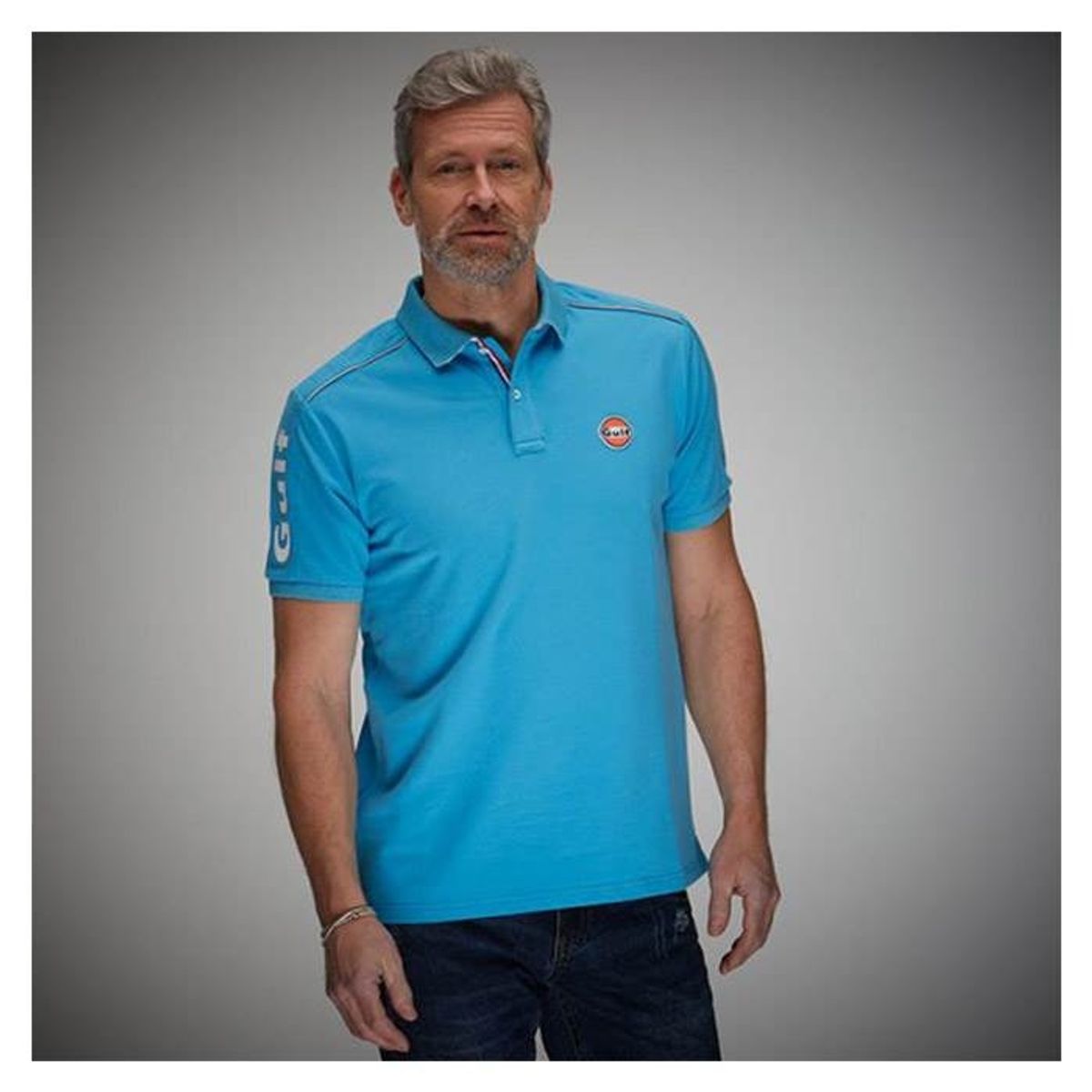 Gulf Racing Polo Diamond _3x-large