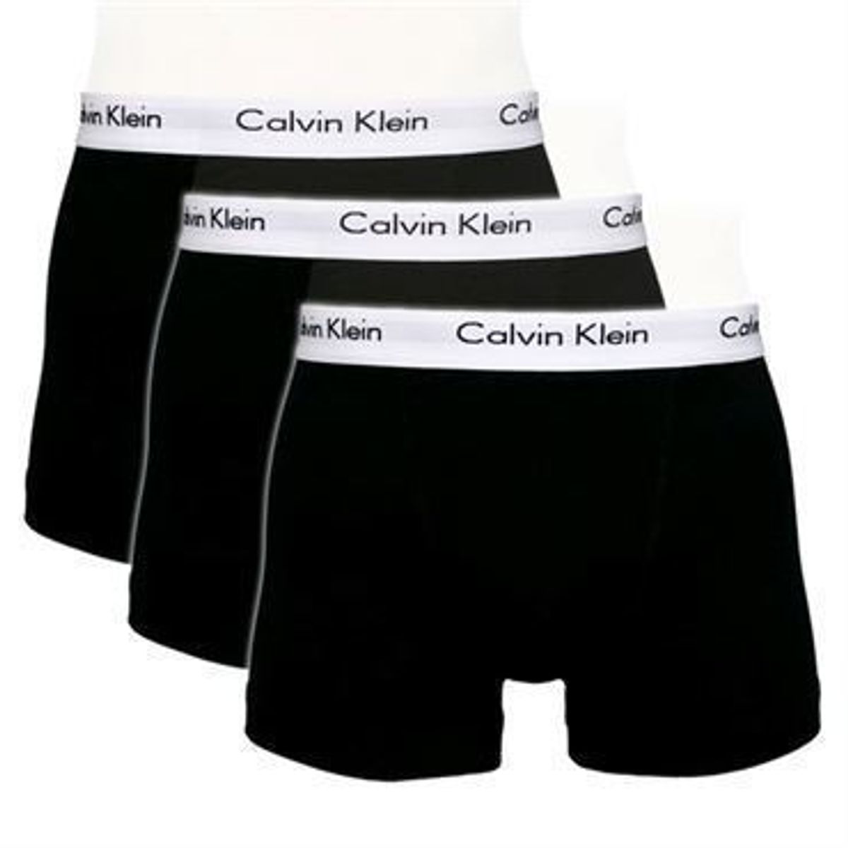 Calvin Klein Trunks 3-pak Sort-medium