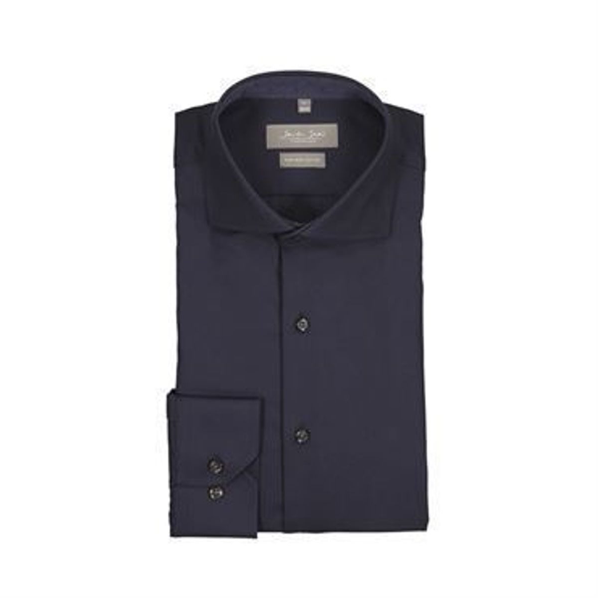 Seven Seas Skjorte Modern Fit Ss8 Navy-40 / Medium