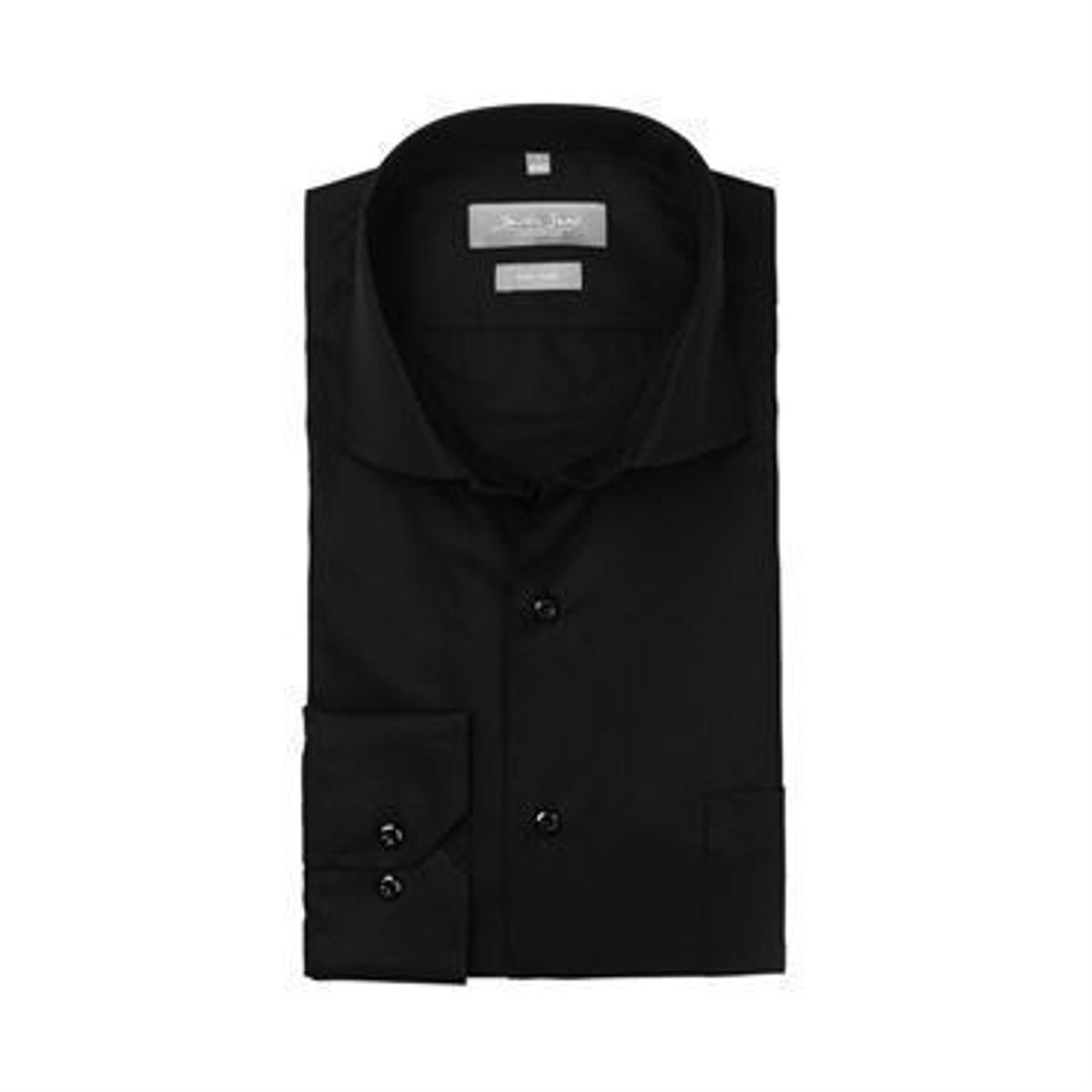 Seven Seas Skjorte Modern Fit Ss7 Black-48 / 3x-large