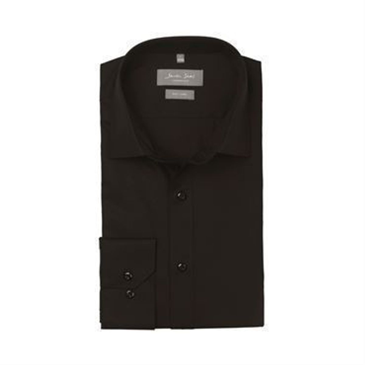 Seven Seas Skjorte Modern Fit Ss8 Black-40 / Medium