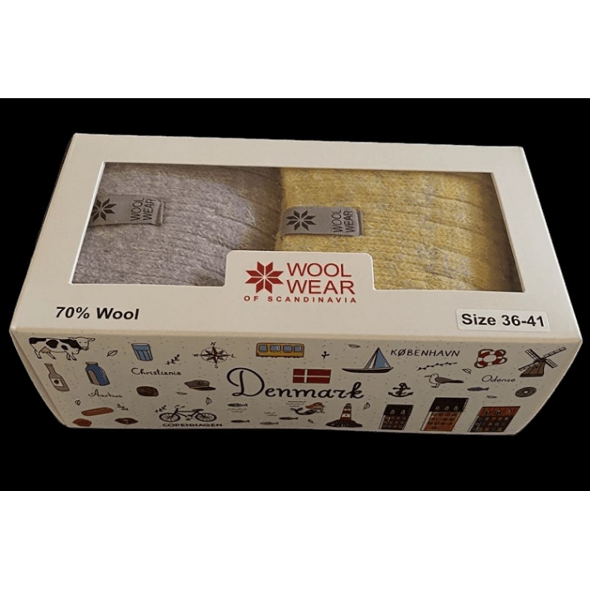 Wool Of Scandinavia Ragsokker 2-pak Giftbox