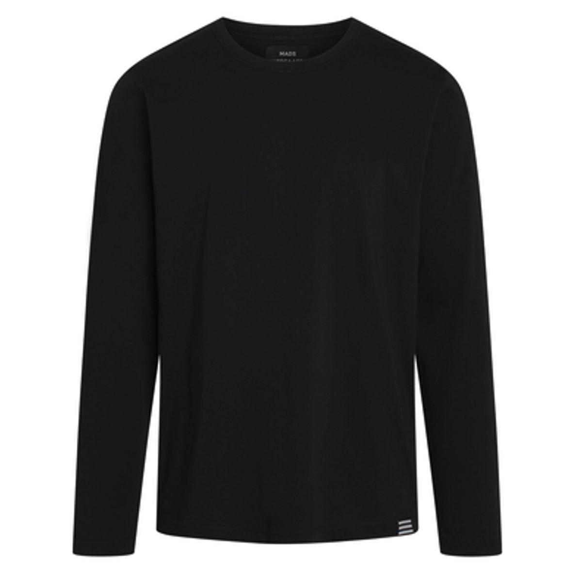 Mads Nørgaard Langærmet T-shirt Thor Organic Black