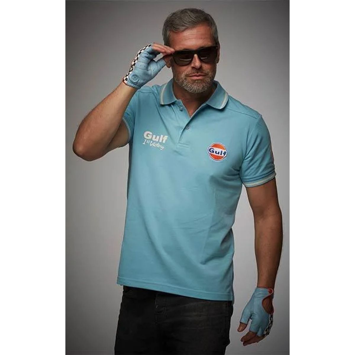 Gulf Racing Polo Vintage _X-large