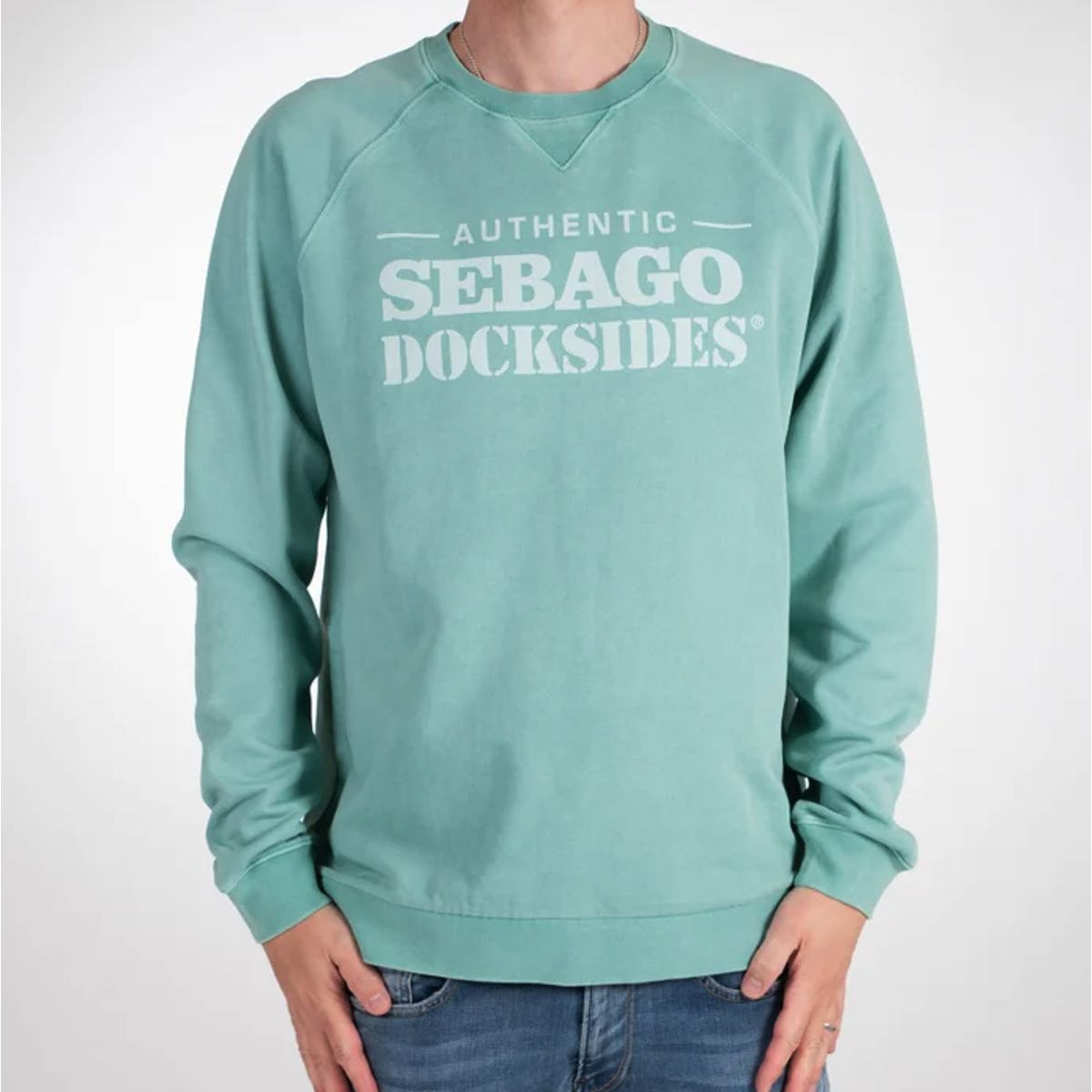 Sebago Outwashed Crew Sweatshirt_Medium