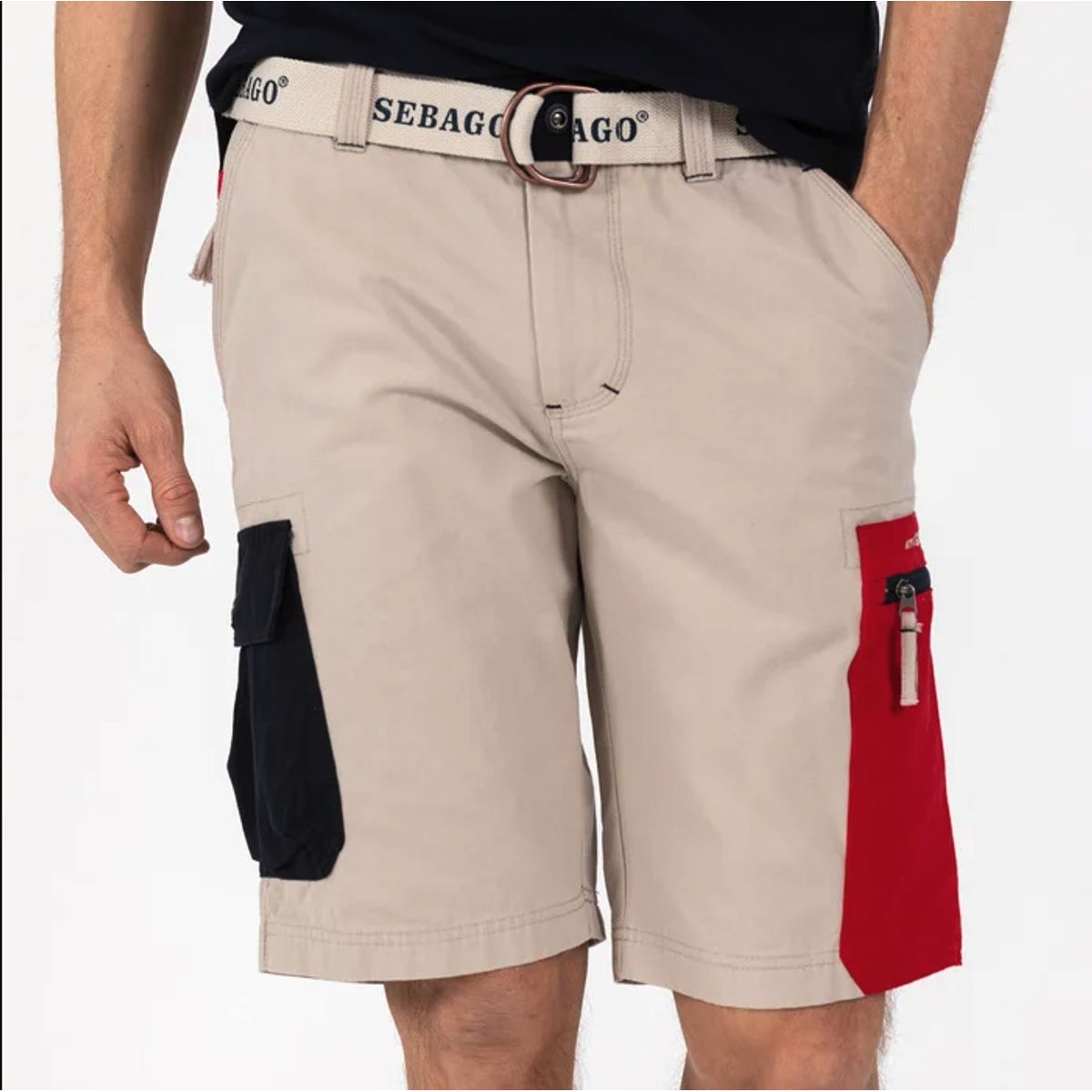 Sebago Red Pocket Shorts