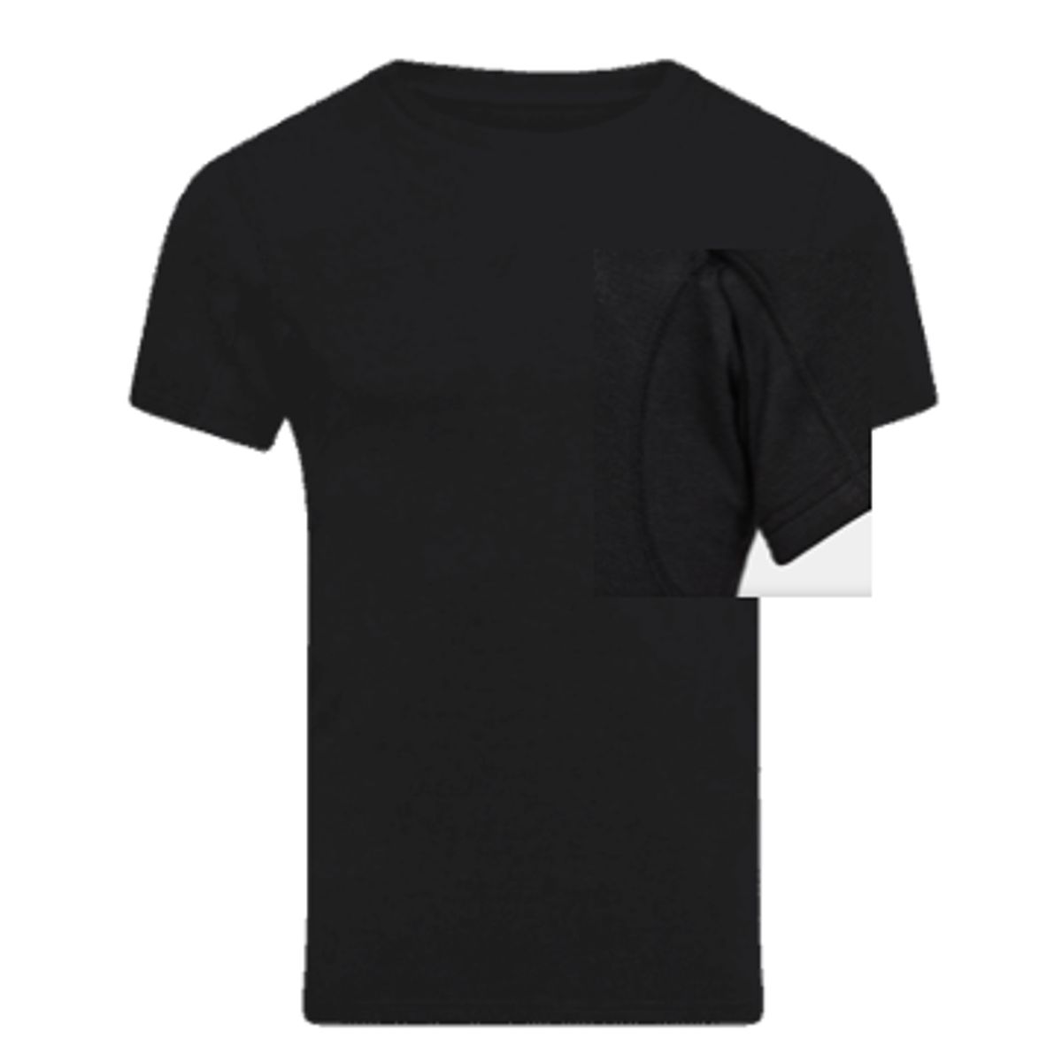 Jbs Undertrøje Med O-hals Bambus Sweat Proof Black_Medium