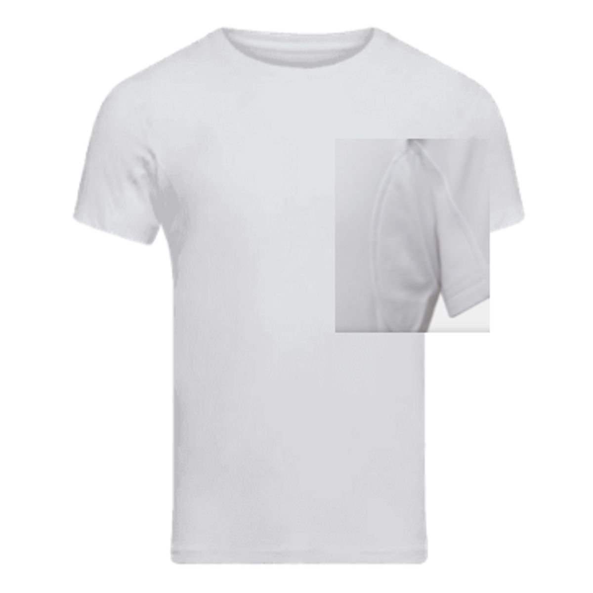 Jbs Undertrøje Med O-hals Bambus Sweat Proof White_X-large