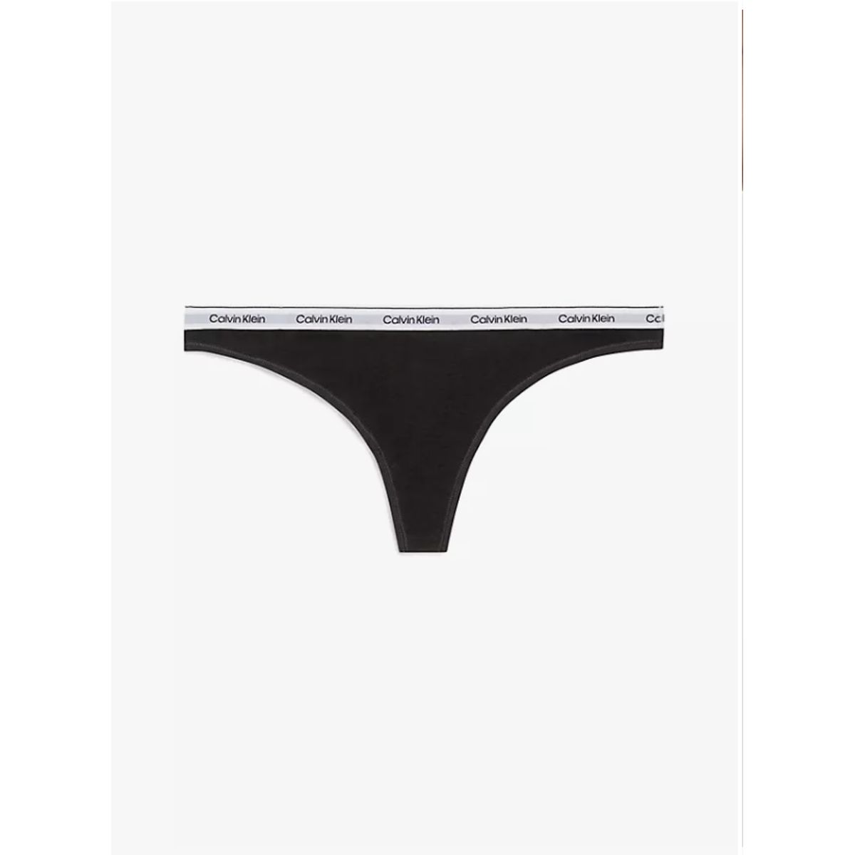 Calvin Klein Women Thong Qd5043e Black -Large