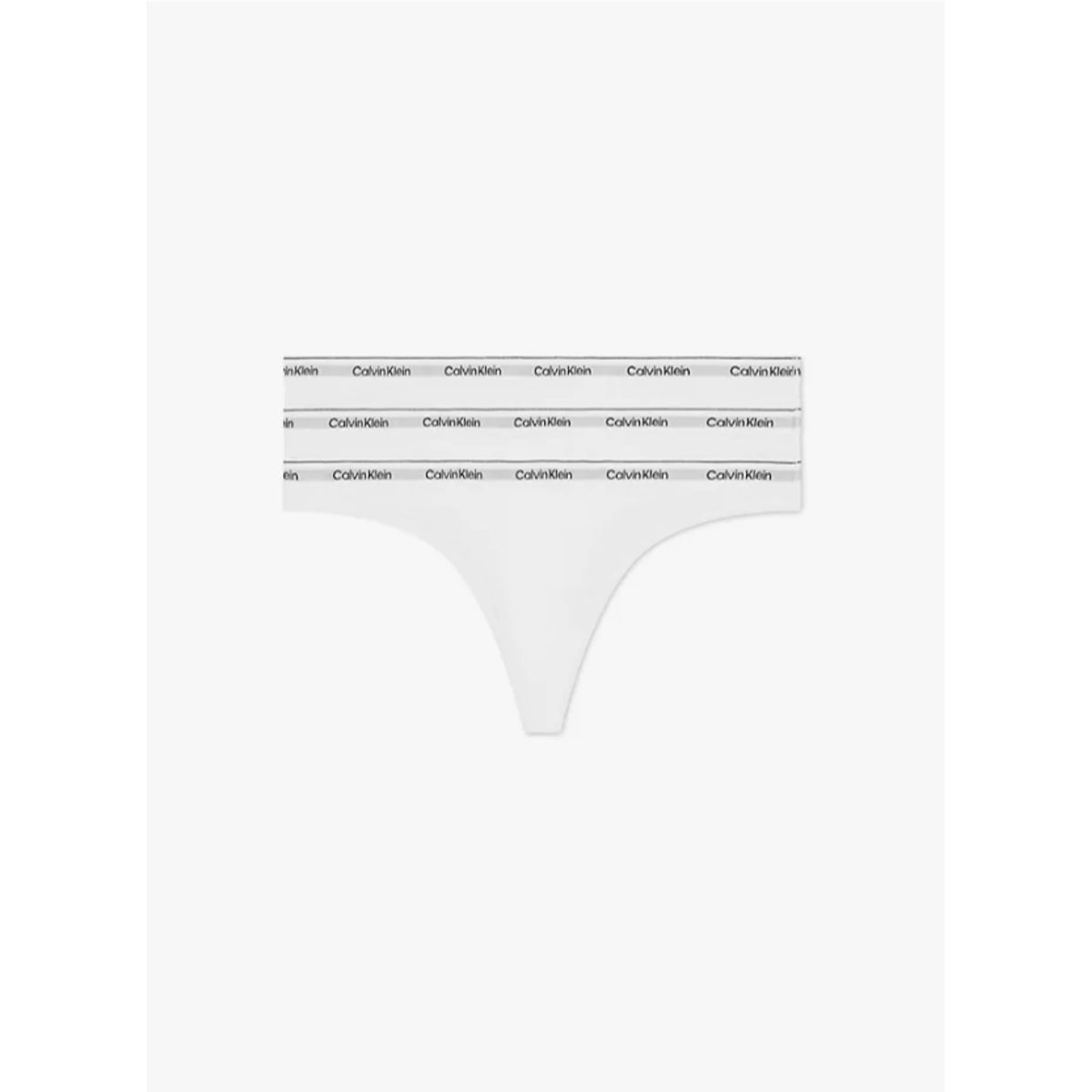 Calvin Klein Women 3-pack Thong Qd5209e White/white/white