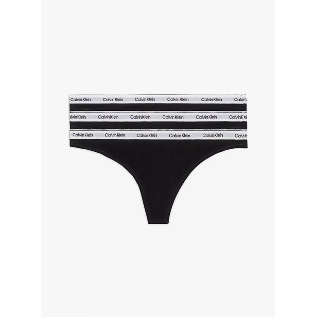 Calvin Klein Women 3-pack Thong Qd5209e Black-small