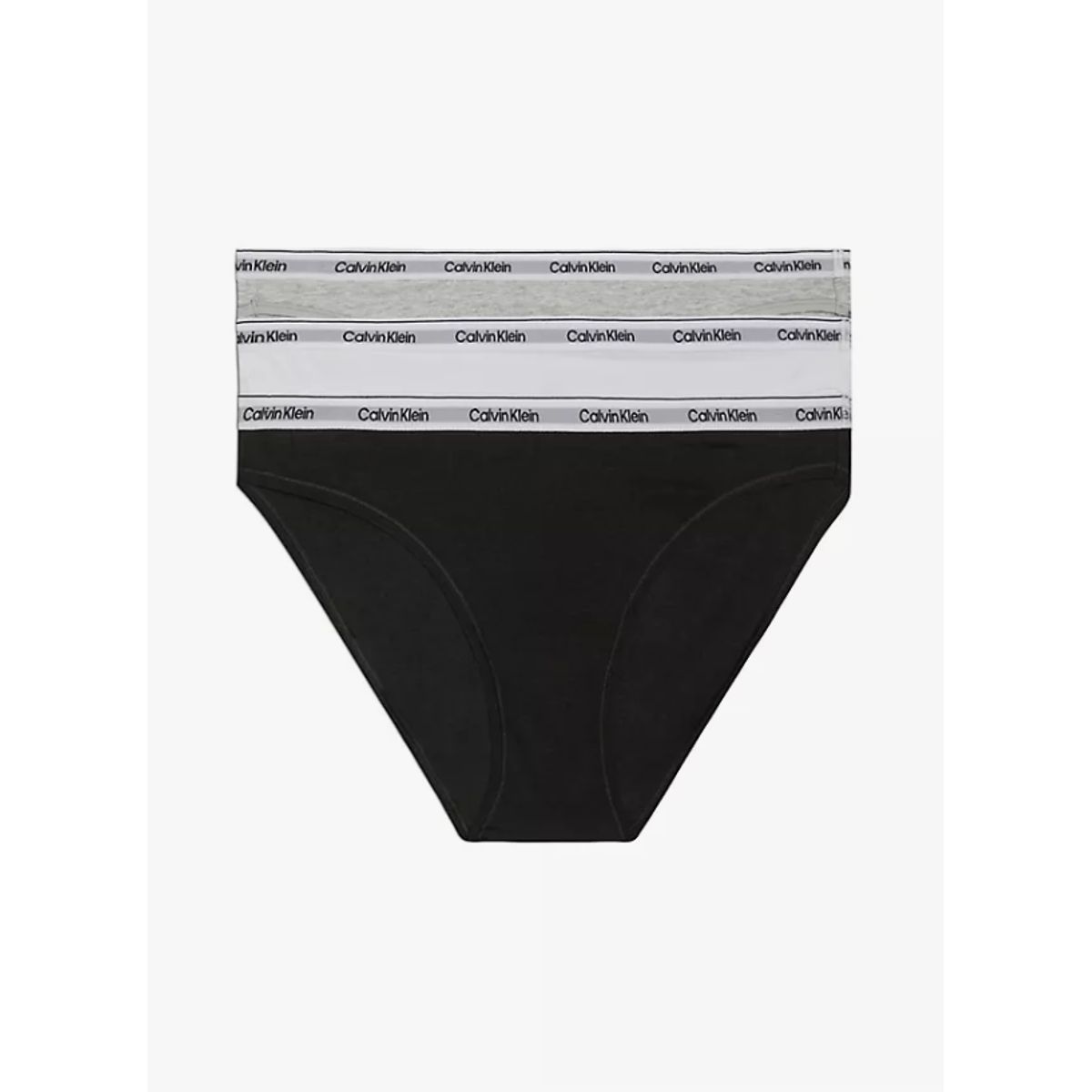 Calvin Klein Women 3-pack Bikini Qd5207e White/grey/black-large