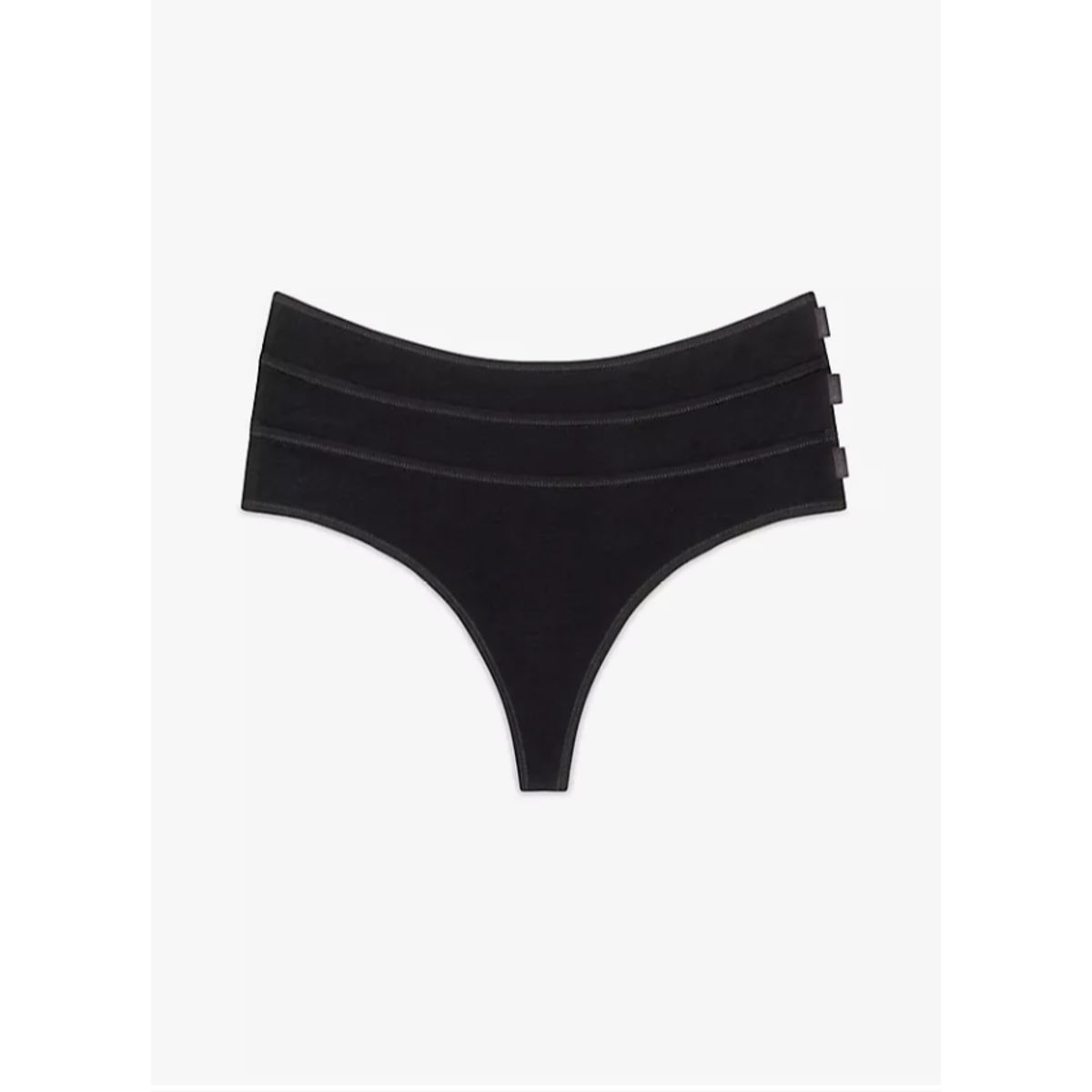 Calvin Klein Women 3-pack Thong Qd5217e Black-small