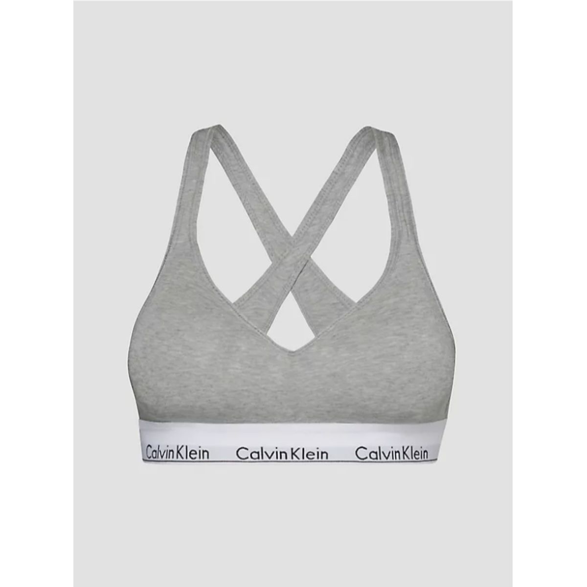 Calvin Klein Women Bralette Lift Qf1654e Grey Heather-x-small