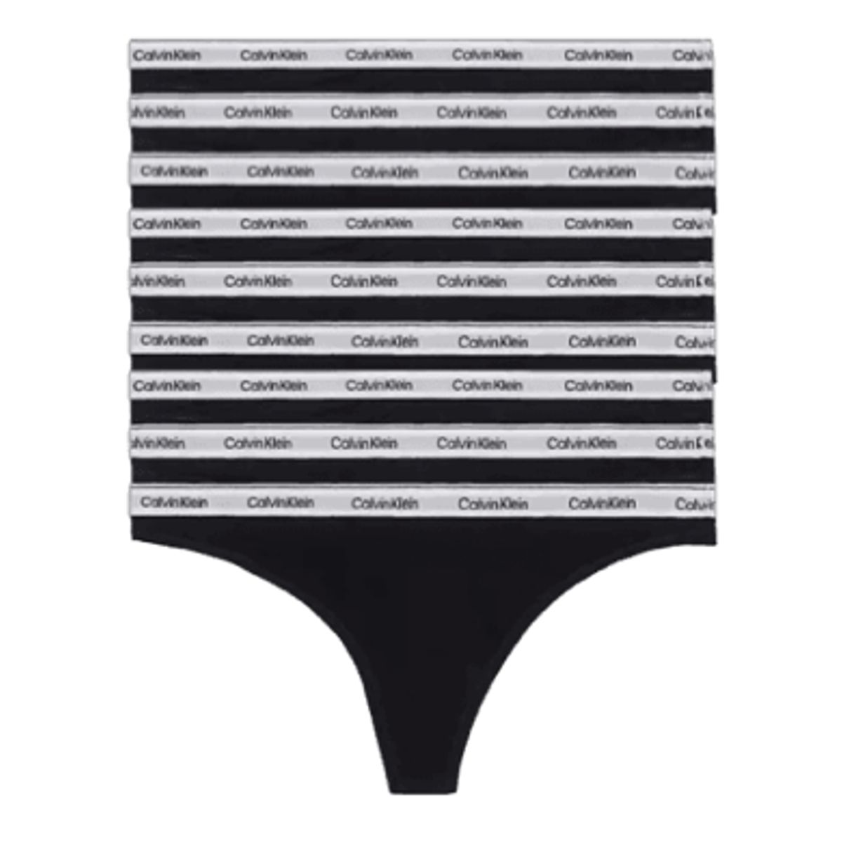 Calvin Klein Women 9-pack Thong Qd5209e Black