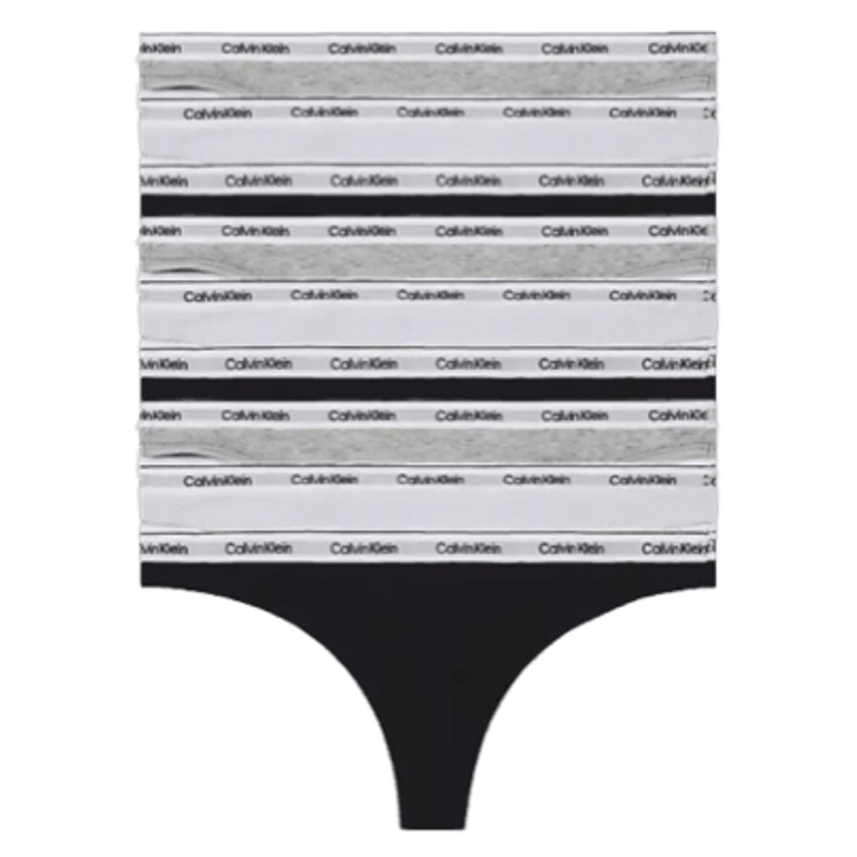 Calvin Klein Women 9-pack Thong Qd5209e Black/white/grey-small