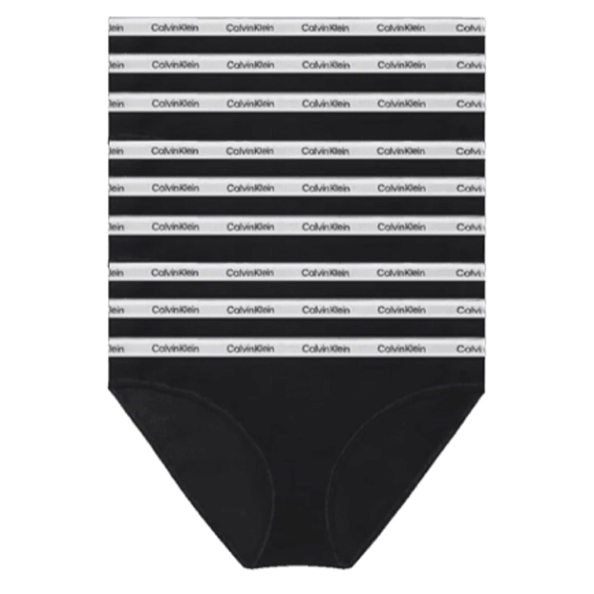 Calvin Klein Women 9-pack Bikini Qd5207e Black-small