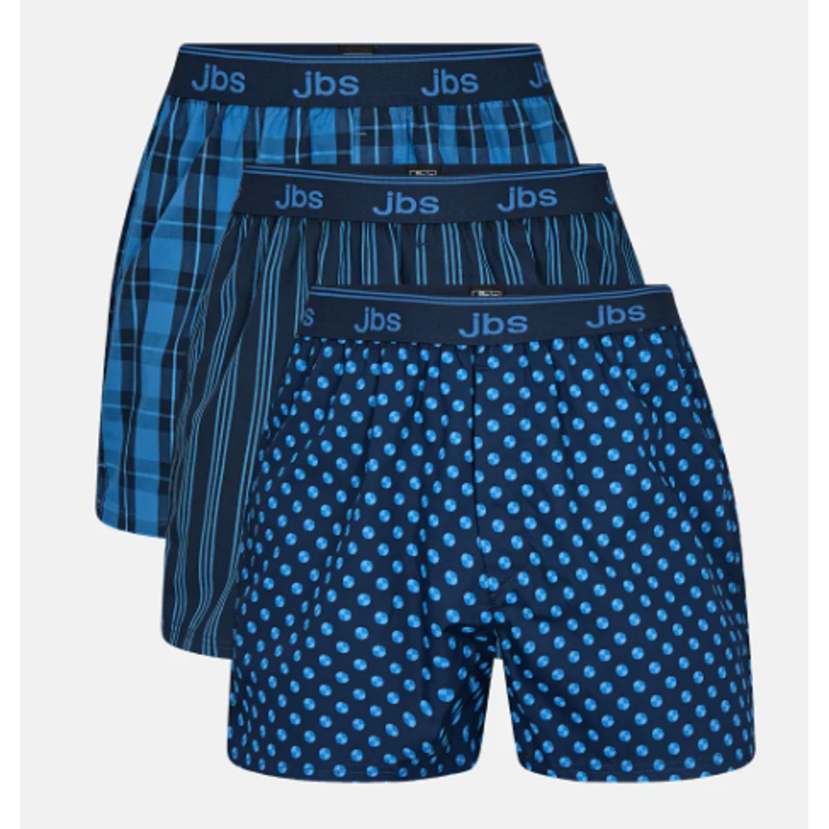 Jbs 3-pack Løse Boxershorts Økologisk Bomuld-x-large