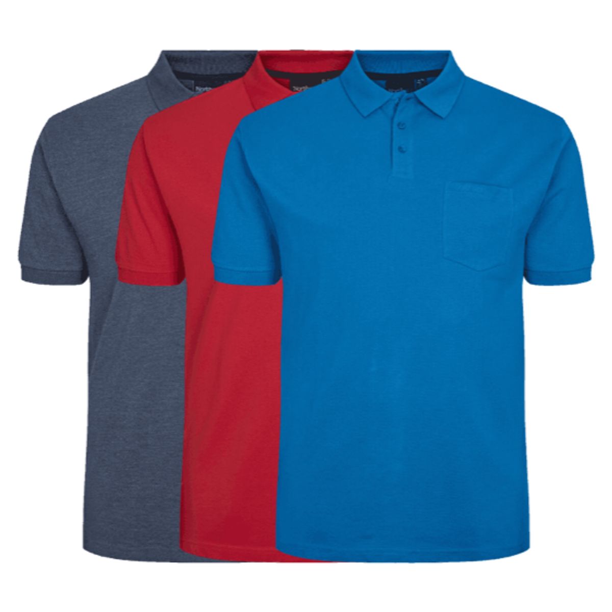 North 56°4 3-pack Polo 99011 Mix-8x-large